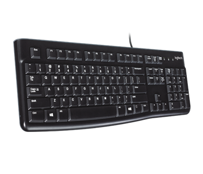 TECLADO ALÁMBRICO LOGITECH K120 USB NEGRO