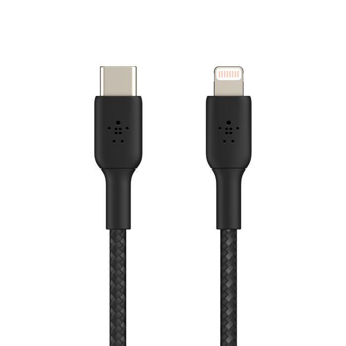 Cable trenzado USB-C a Lightning BOOST↑CHARGE™