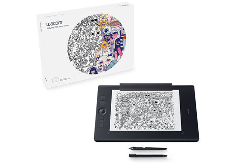 Wacom Intuos Pro Paper Edition graphic tablet Black 5080 lpi 224 x 148 mm USB/Bluetooth