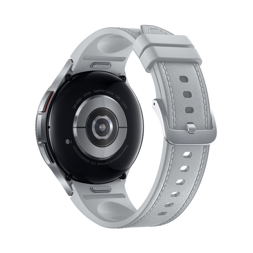 Samsung Galaxy Watch6 Classic SM-R960NZSATUR smartwatch / sport watch 3.81 cm (1.5″) OLED 47 mm Digital 480 x 480 pixels Touchscreen Silver Wi-Fi GPS (satellite)