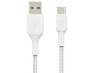Cable Braided Belkin USB-C a USB-A 2M Blanco