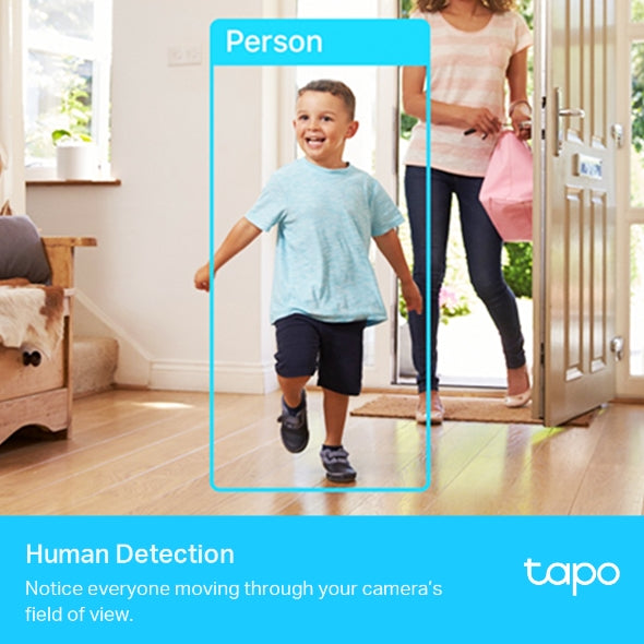 Tapo C225 Cámara inteligente Wi-Fi de seguridad para el hogar con movimiento horizontal y vertical