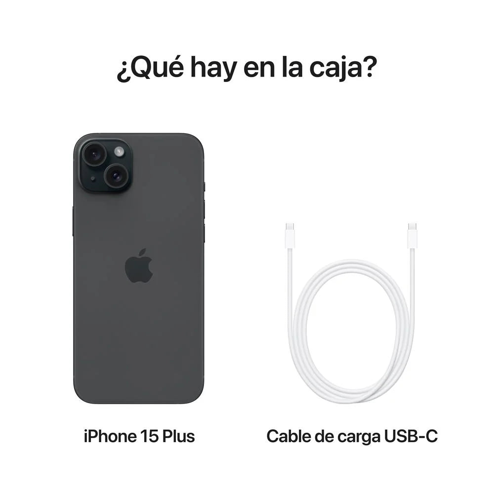 iPhone 15 plus - Negro