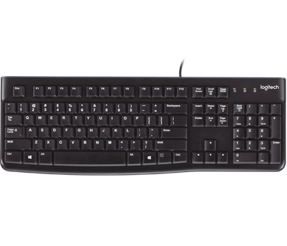 TECLADO ALÁMBRICO LOGITECH K120 USB NEGRO