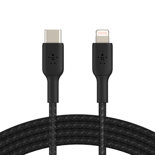 Cable trenzado USB-C a Lightning BOOST↑CHARGE™