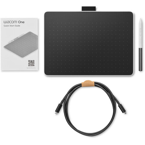 Wacom One M graphic tablet Black, White 216 x 135 mm USB