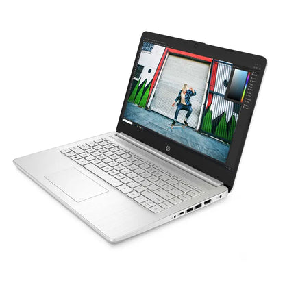 Computador Portátil HP 14" Pulgadas dq0505la - Intel Pentium - RAM 8GB- Disco SSD 256 GB - Plata