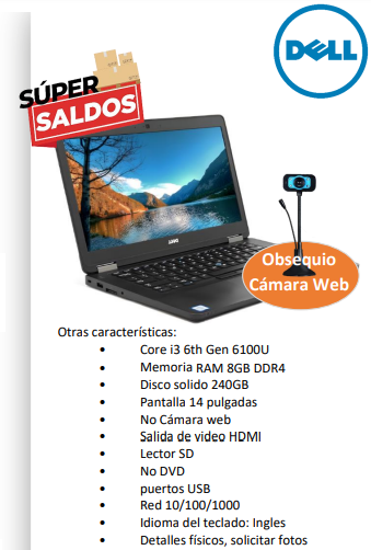 PORTÁTIL DELL LATITUDE E5470