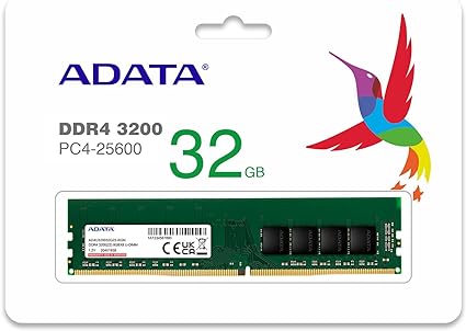 MEMORIA ADATA  RAM PC DDR4 32GB BUS 3200