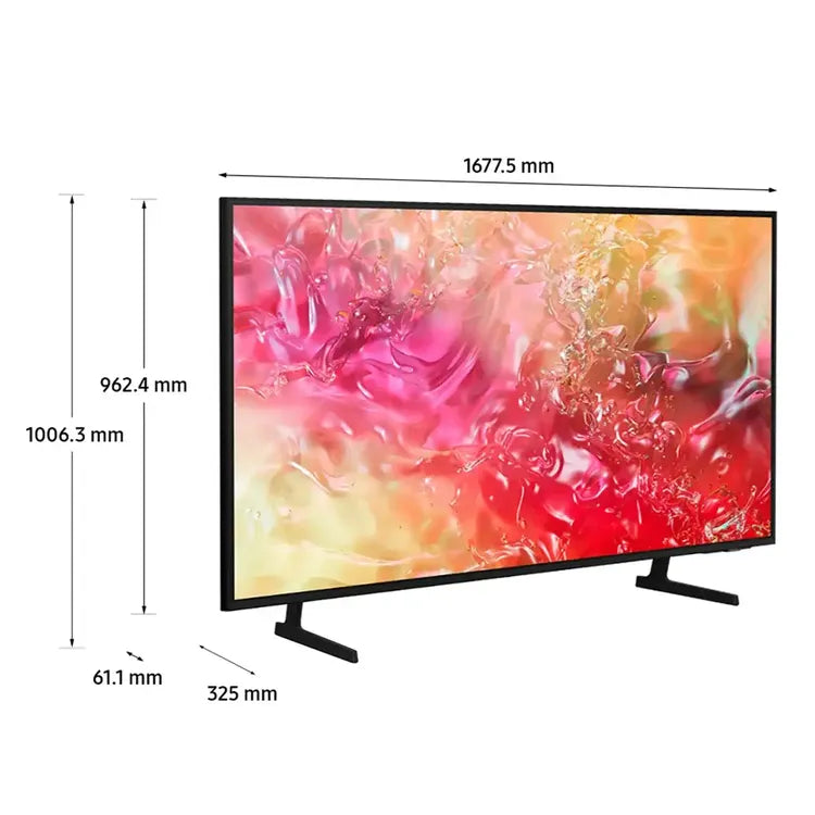 TV SAMSUNG 75" Pulgadas 190.5 cm 75DU7000 4K-UHD LED Smart TV