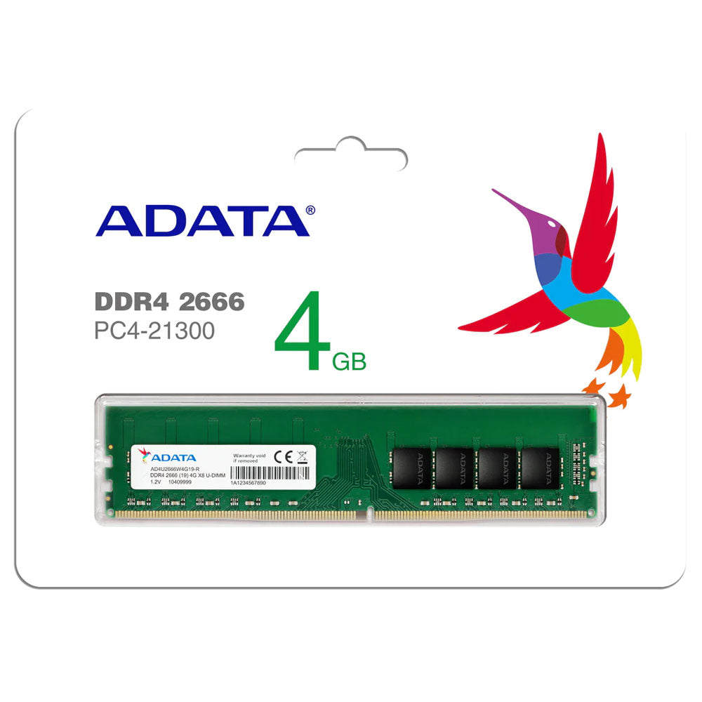 ADATA MEMORIA RAM PC DDR4 4GB BUS 2666 – Tecnofuturo