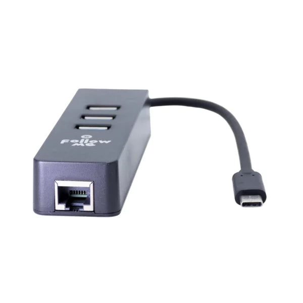 Follow Me - Adaptador USB C 4 en 1 USB 3.0 LAN