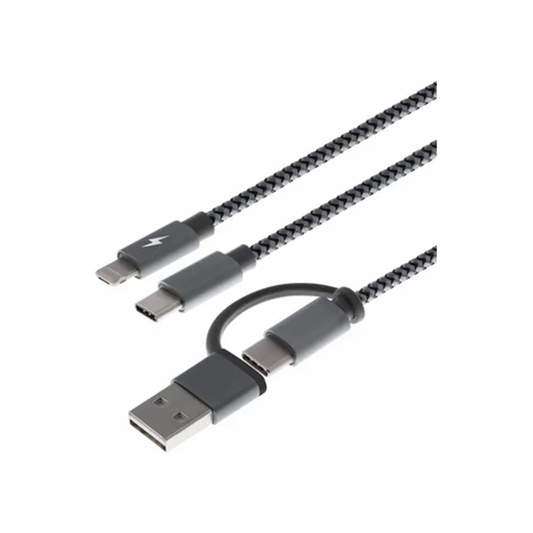 CABLE XTECH 5IN1 USB A C MIC LIG