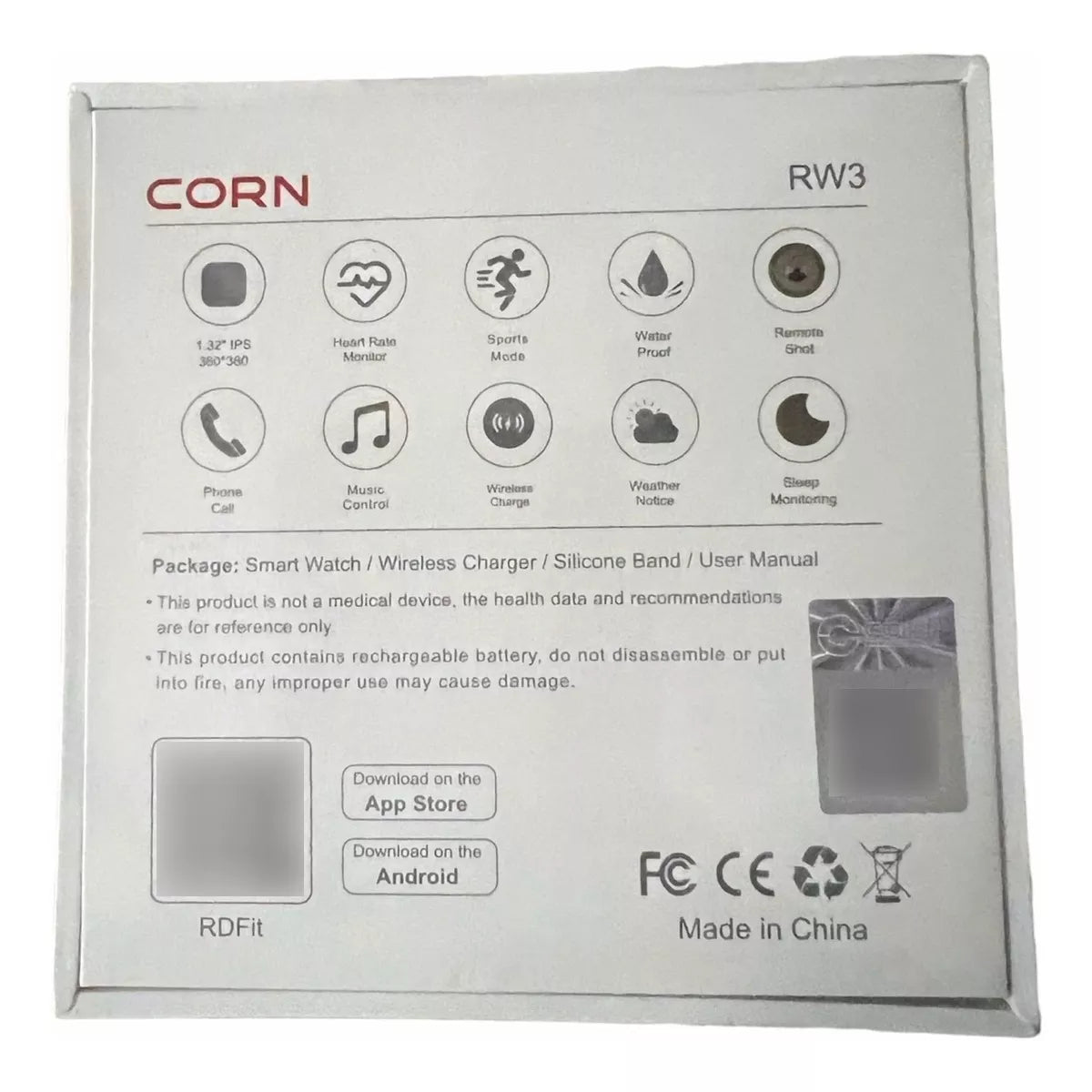 Corn Smartwatch Rw3