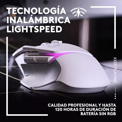 MOUSE G502 X PLUS PARA JUEGOS - NEGRO