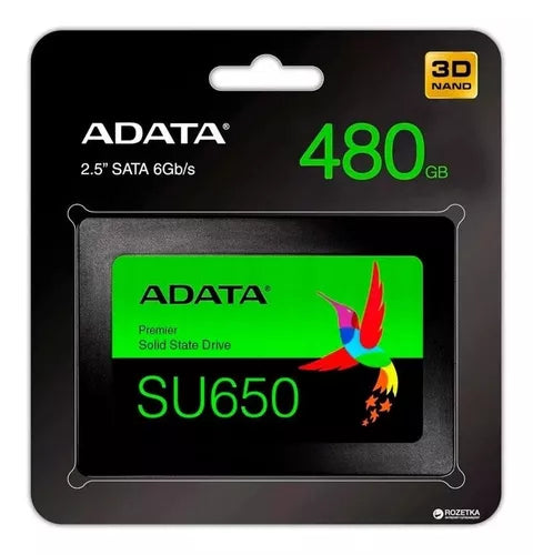 Disco sólido SSD interno Adata Ultimate SU650 negro