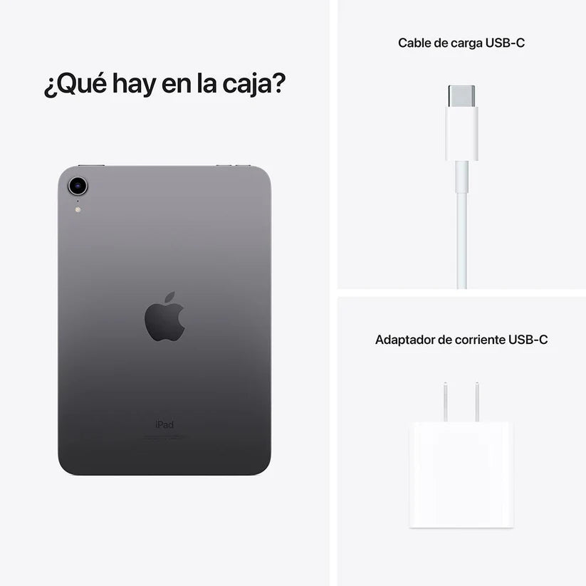 Pad Mini - 8.3" - A15 Bionic - 64GB Gris Espacial  - CELLULAR + WIFI