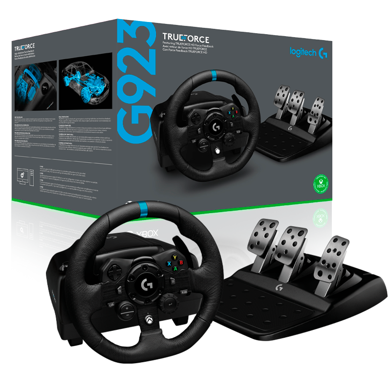 Volante De Carreras Logitech TRUEFORCE G923 (Xbox, XboX One & PC)