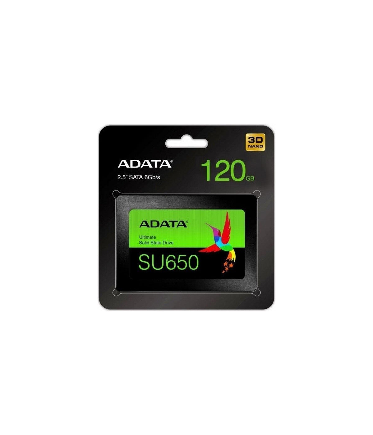 Disco sólido SSD interno Adata Ultimate SU650 negro