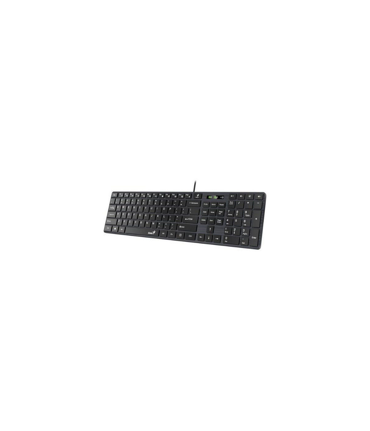 ENIUS | 31310017401 | Teclado Genius Slimstar 126, QWERTY Numérico